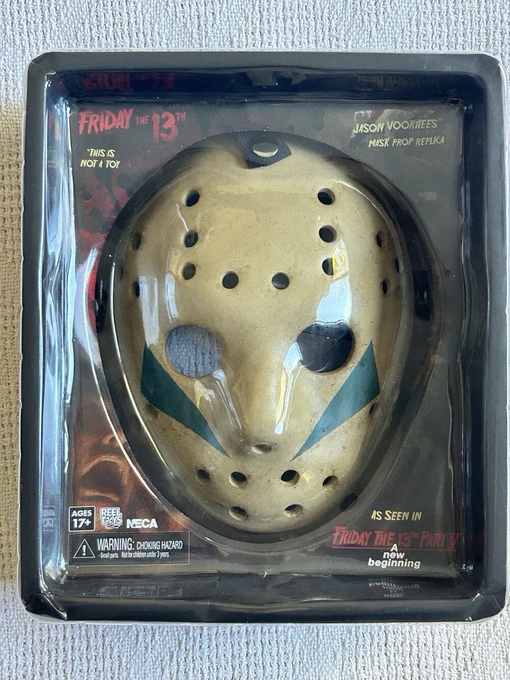 NEW! NECA Friday the 13th Part V 5 PROP REPLICA Jason Voorhees MASK